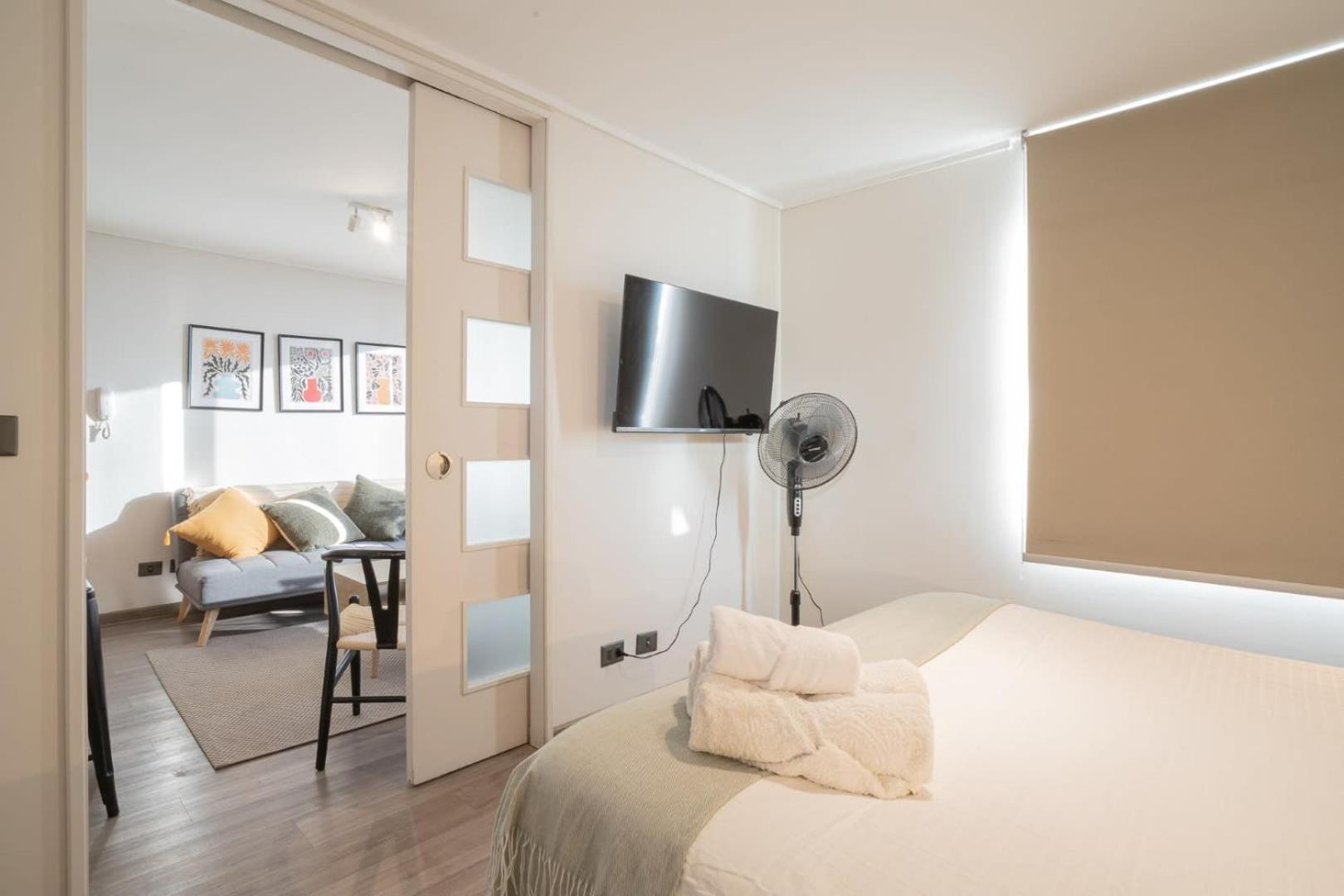Apartamento La Mejor Comodidad A Solo Pasos De Barrio Italia Santiago